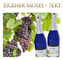 Sekt vom eigenen Weinstock