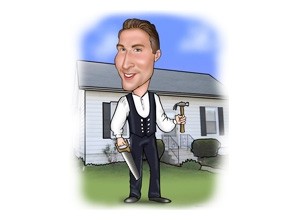 Heimwerker Karikatur