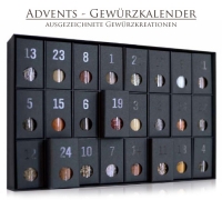 Gew�rzkalender - Kalender mit erlesenen Gew�rzen