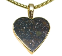 Herzanh�nger Sternschnuppe Gold