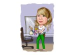 Friseur Karikatur
